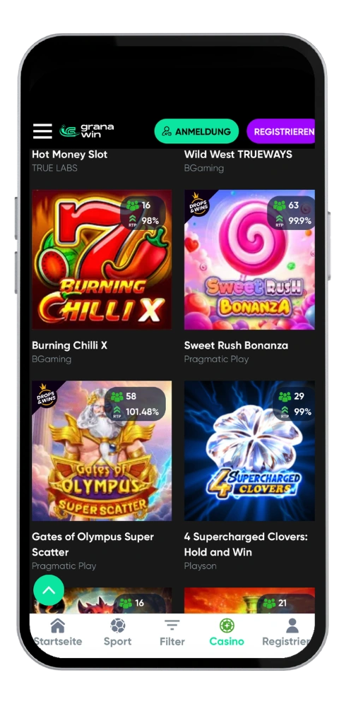 GranaWin Casino se connecter